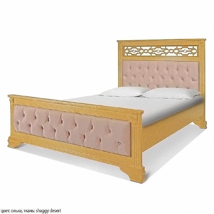 картинка ШАРЛОТТА полутороспальная кровать из массива интернет-магазин Энигуд.ру