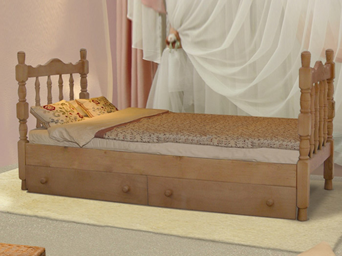 картинка ШРЕК кровать из сосны с ящиками интернет-магазин Энигуд.ру