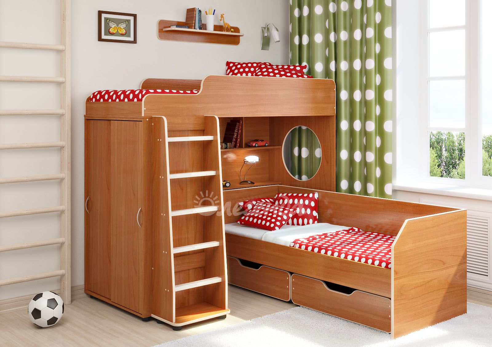 картинка ЛЕГЕНДА-5.4 двухърусная кровать от магазина Энигуд.ру