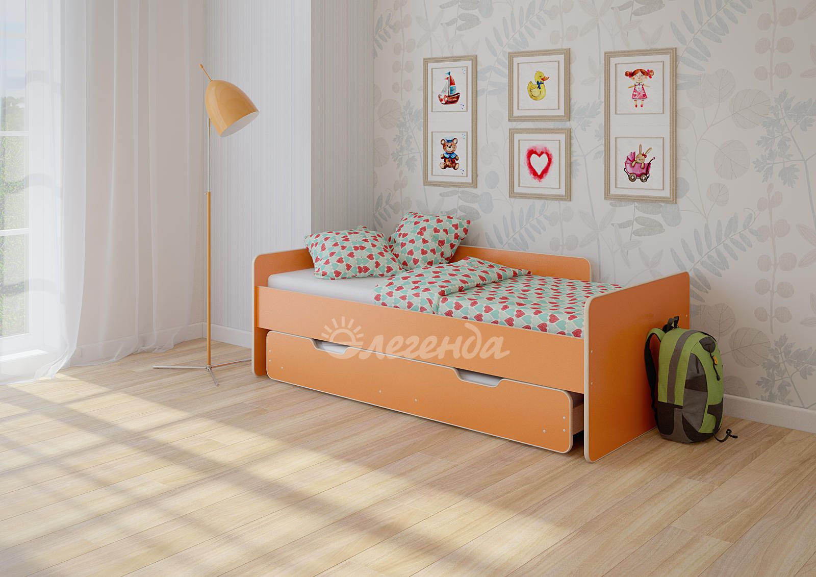 картинка ЛЕГЕНДА-14.2 двухъярусная кровать от магазина Энигуд.ру
