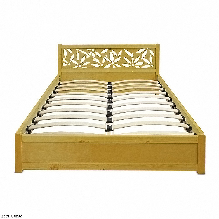 картинка МАРГАРИТА односпальная кровать из массива от магазина Энигуд.ру