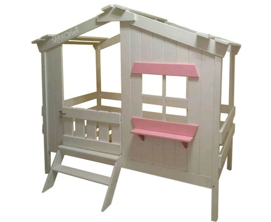 картинка АСТРИД детская кровать-домик из массива интернет-магазин Энигуд.ру