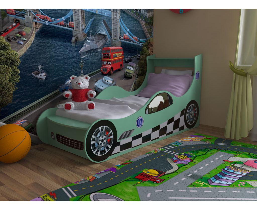 картинка Детская кровать Машинка интернет-магазин Энигуд.ру