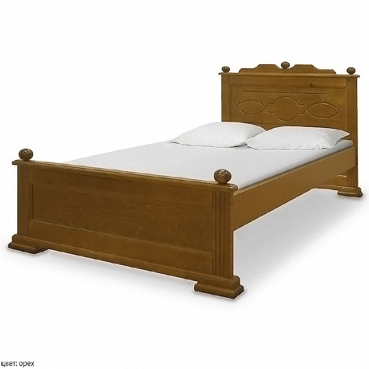 картинка ВИКТОРИЯ двуспальная кровать из массива от магазина Энигуд.ру