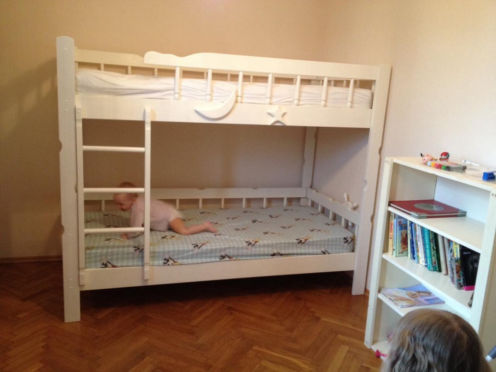 картинка ШТИЛЬ двухъярусная кровать из массива сосны интернет-магазин Энигуд.ру