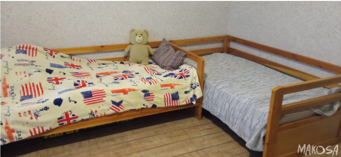 картинка МИНИМА детская кровать-тахта из массива с ящиками интернет-магазин Энигуд.ру