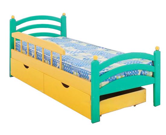 картинка СКАЗКА детская кровать с ящиками из массива сосны интернет-магазин Энигуд.ру