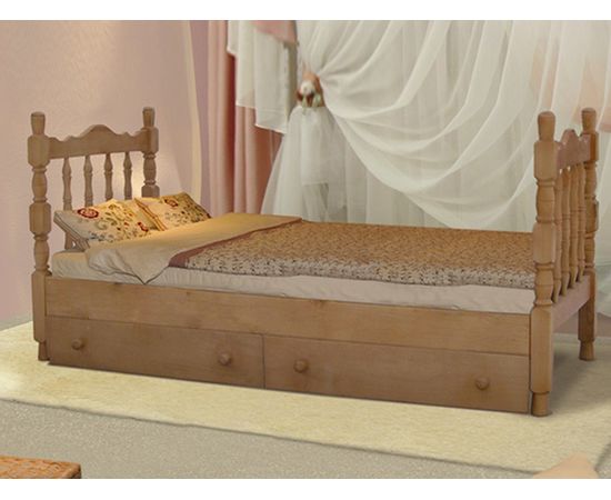 картинка ШРЕК детская кровать из сосны с ящиками Шрек интернет-магазин Энигуд.ру