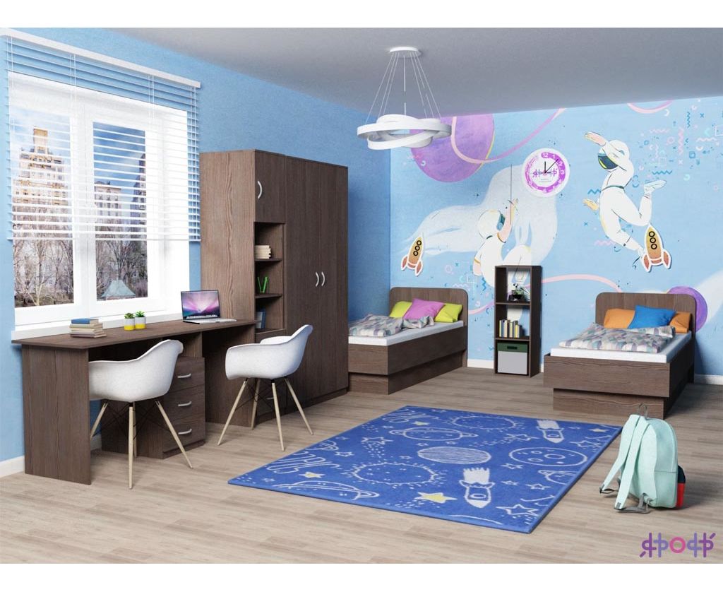 картинка Детская комната с кроватью Ярофф №1 интернет-магазин Энигуд.ру