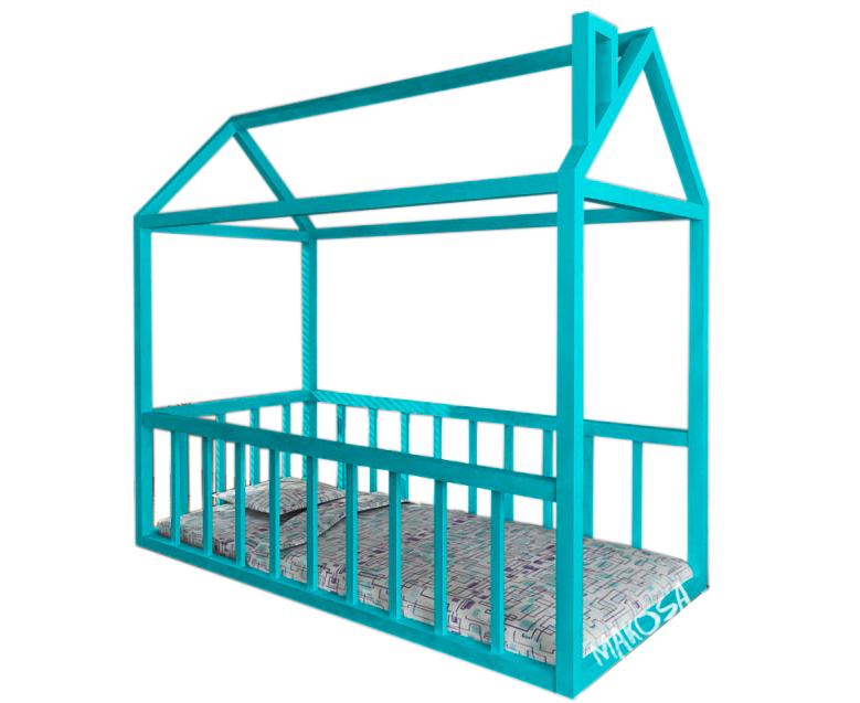 картинка ДАЛИ детская кровать-домик (манеж) из массива интернет-магазин Энигуд.ру