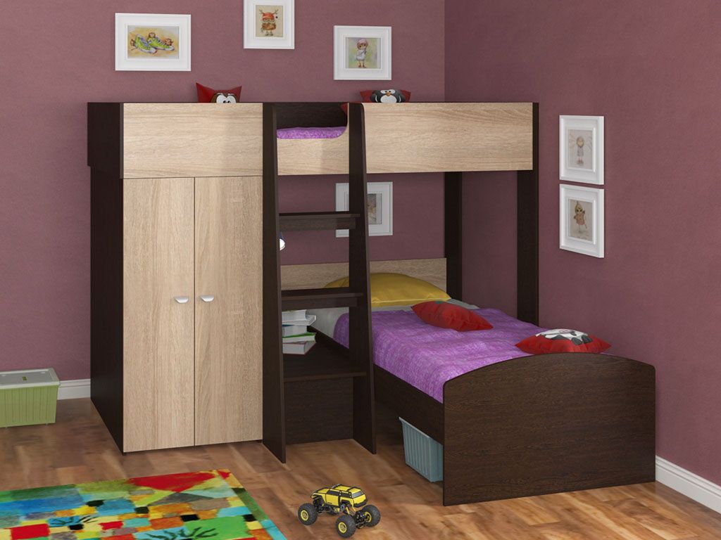 картинка Двухъярусная кровать Golden Kids 4 интернет-магазин Энигуд.ру