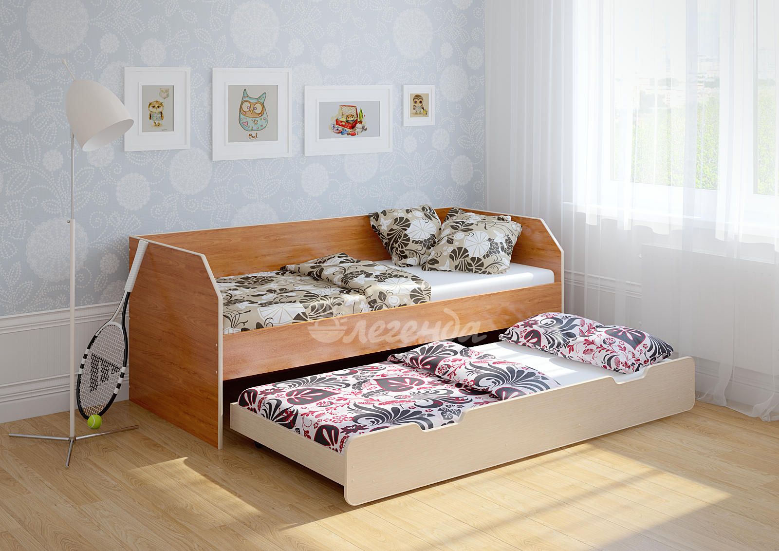 картинка ЛЕГЕНДА-13.2 двухъярусная кровать от магазина Энигуд.ру