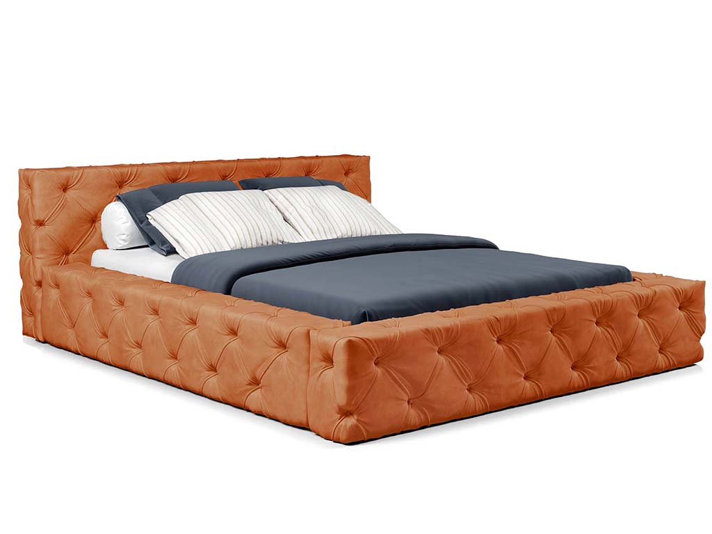 картинка МИЛЕНА мягкая интерьерная кровать интернет-магазин Энигуд.ру