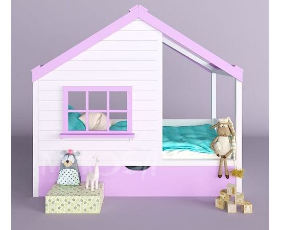 картинка ФИДЖИ детская кровать-домик из массива сосны интернет-магазин Энигуд.ру