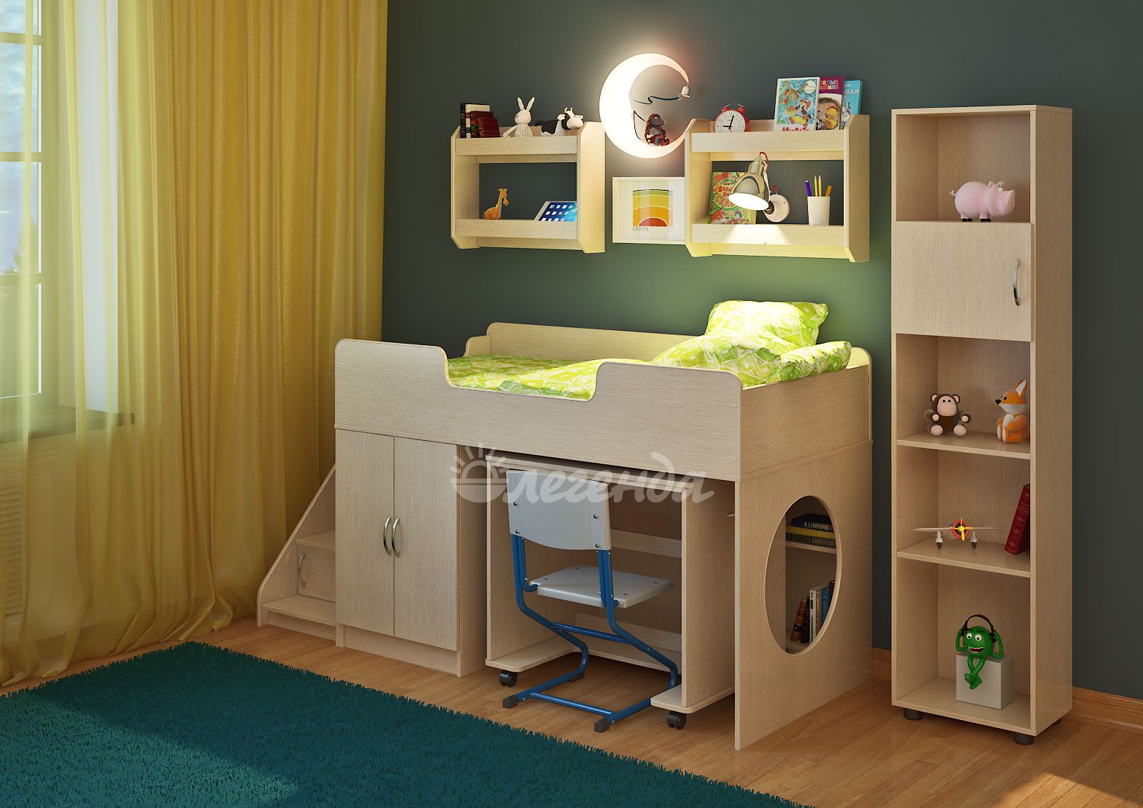 картинка Детская комната Легенда-5 от магазина Энигуд.ру