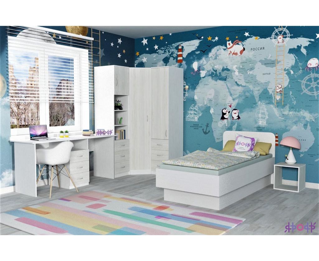 картинка Детская комната с кроватью Ярофф №1 интернет-магазин Энигуд.ру