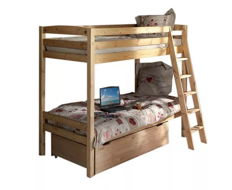 картинка КАДЕТ-3 двухъярусная кровать из массива сосны интернет-магазин Энигуд.ру