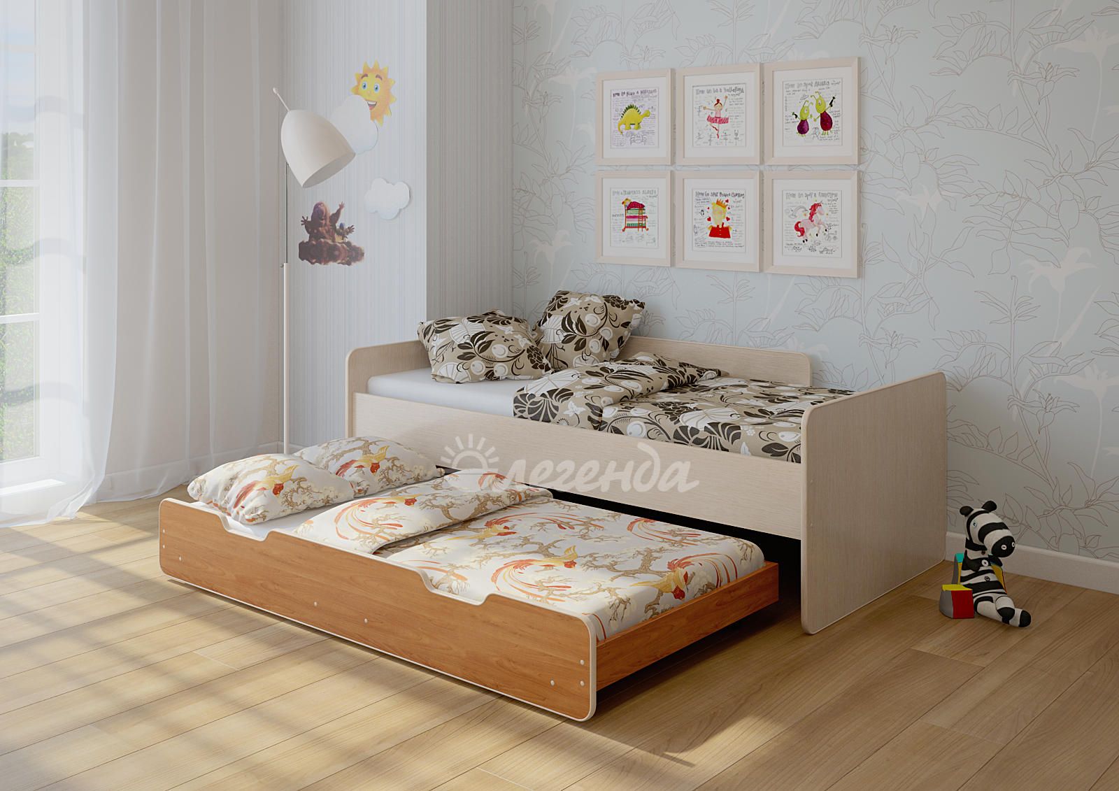 картинка ЛЕГЕНДА-14.2 двухъярусная кровать интернет-магазин Энигуд.ру