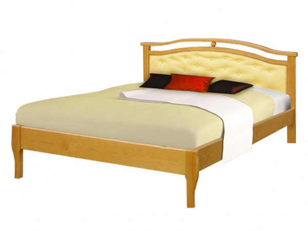 картинка АРИЯ кровать из массива с мягкой спинкой интернет-магазин Энигуд.ру