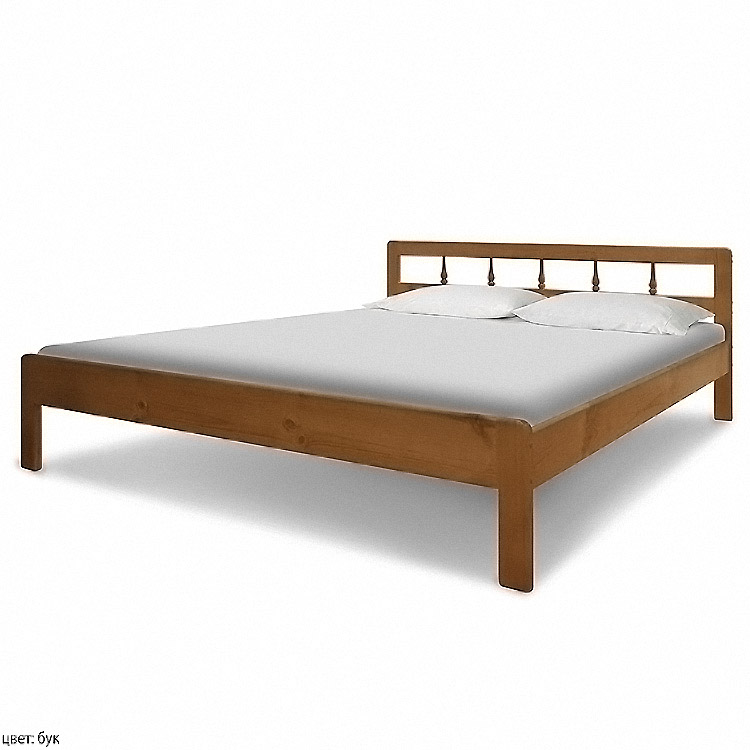 картинка ИКЕЯ двуспальная кровать из массива интернет-магазин Энигуд.ру
