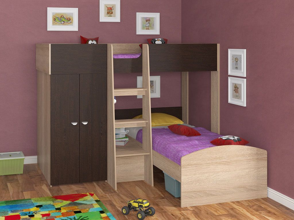картинка Двухъярусная кровать Golden Kids 4 от магазина Энигуд.ру