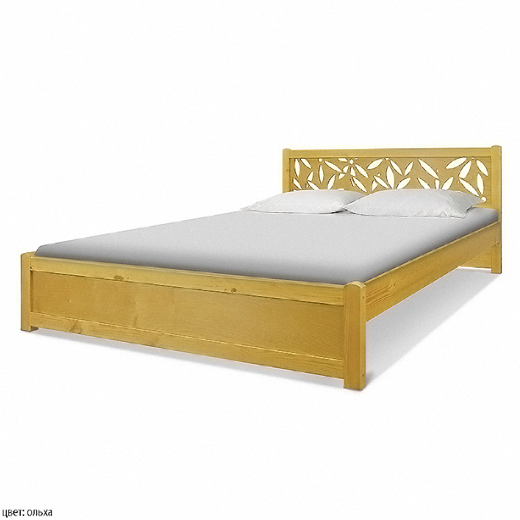картинка МАРГАРИТА двуспальная кровать из массива интернет-магазин Энигуд.ру