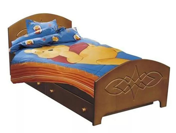 картинка ЖАННА детская кровать с ящиками из массива сосны интернет-магазин Энигуд.ру