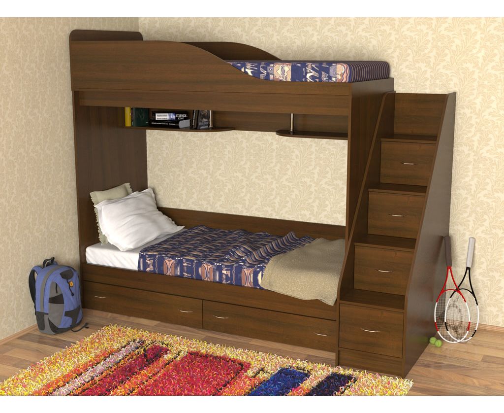 картинка Двухъярусная кровать Дуэт интернет-магазин Энигуд.ру