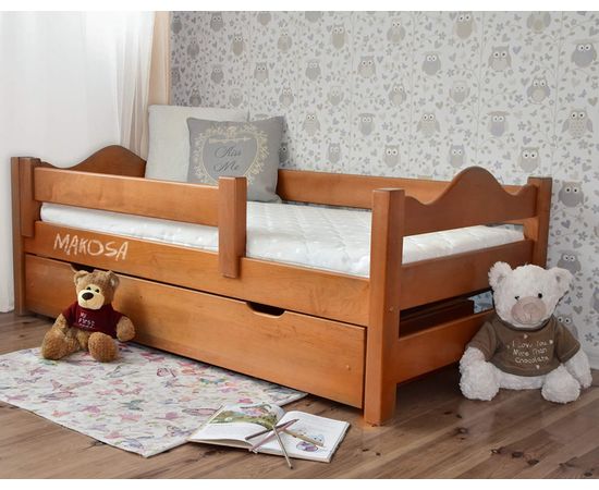 картинка СОФИЯ кровать из массива сосны с ящиками интернет-магазин Энигуд.ру