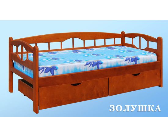 картинка ЗОЛУШКА кровать-тахта с ящиками из сосны интернет-магазин Энигуд.ру