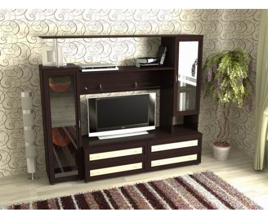 картинка Мебельная стенка Соната-1 со шкафом интернет-магазин Энигуд.ру