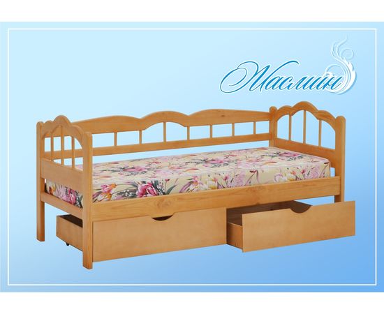 картинка ЖАСМИН детская кровать-тахта с ящиками из сосны интернет-магазин Энигуд.ру