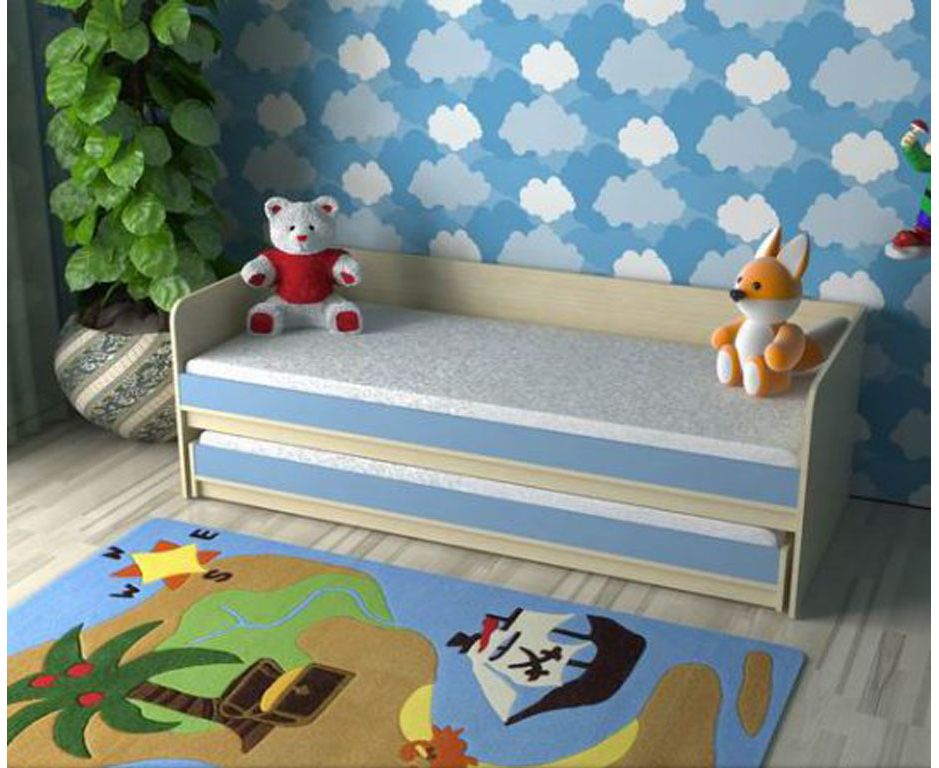 картинка Двухъярусная раздвижная кровать Дуэт-7 интернет-магазин Энигуд.ру