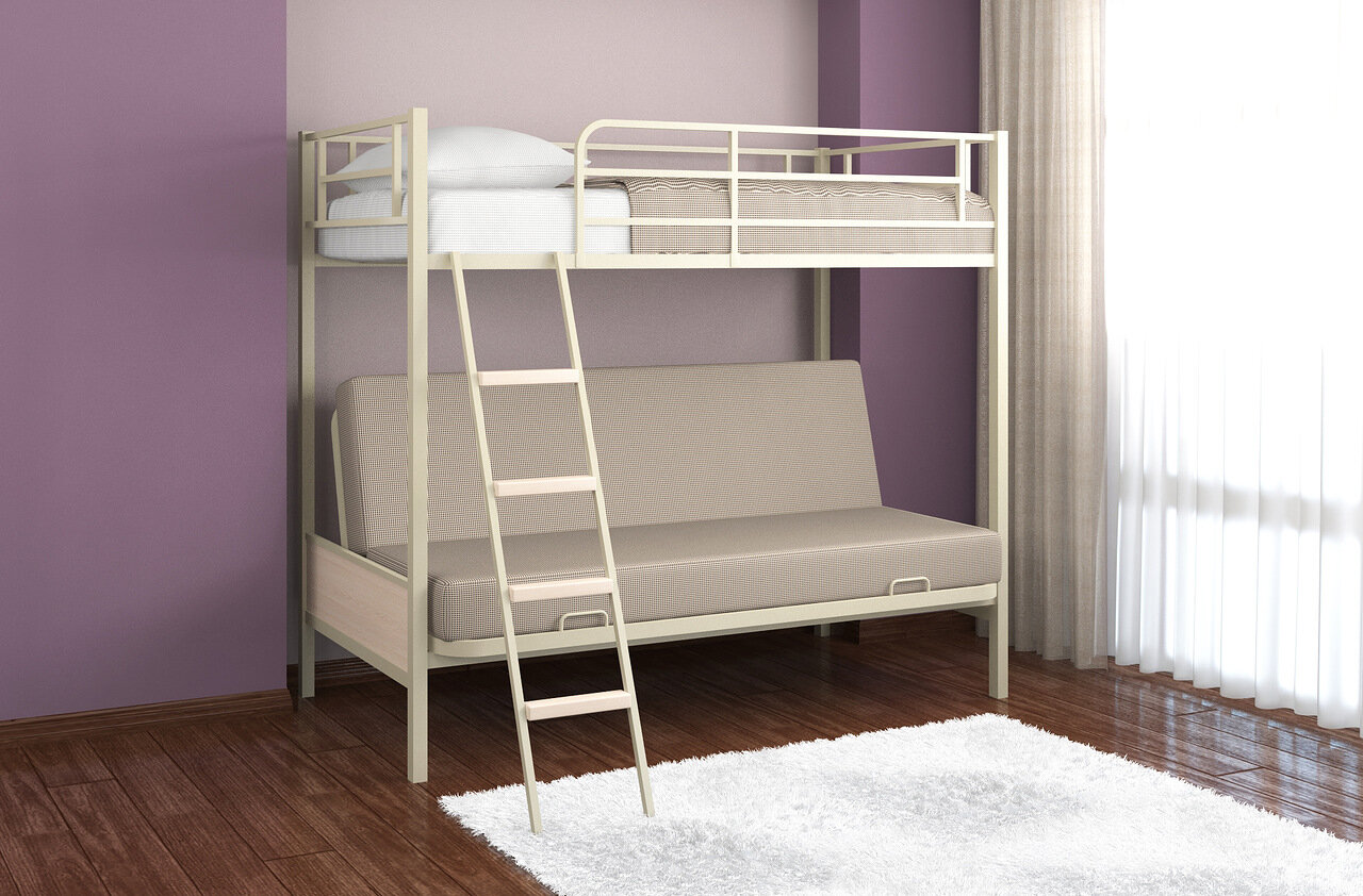 картинка Двухъярусная кровать с диваном Дакар-2 интернет-магазин Энигуд.ру